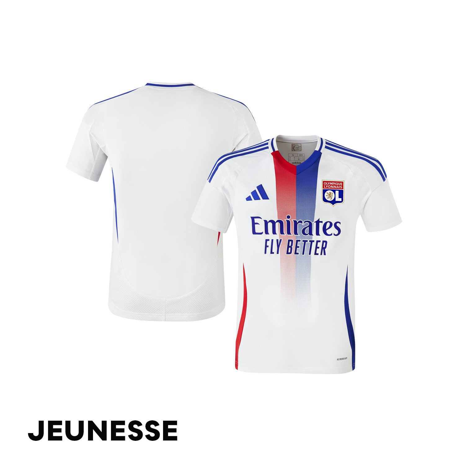 Olympique Lyonnais 2024/25 Home YOUTH Jersey - White