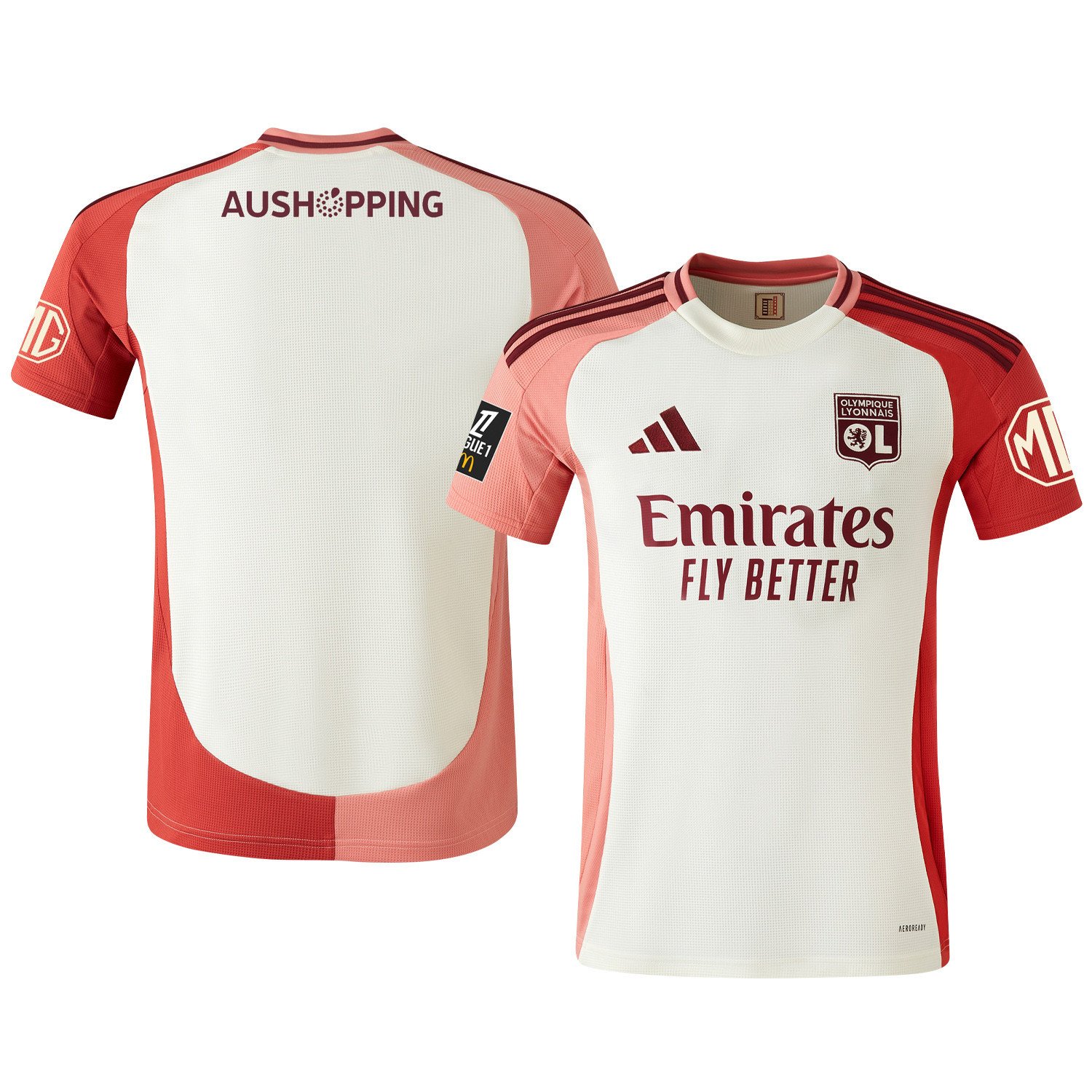 Olympique Lyonnais 2024/25 Third Men Jersey - Cream