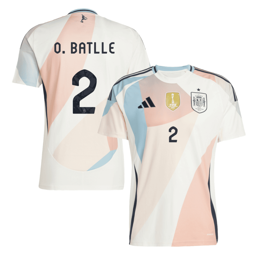 Ona Batlle 2 Spain Women's National Team 2025/26 Away Men Jersey - Cream