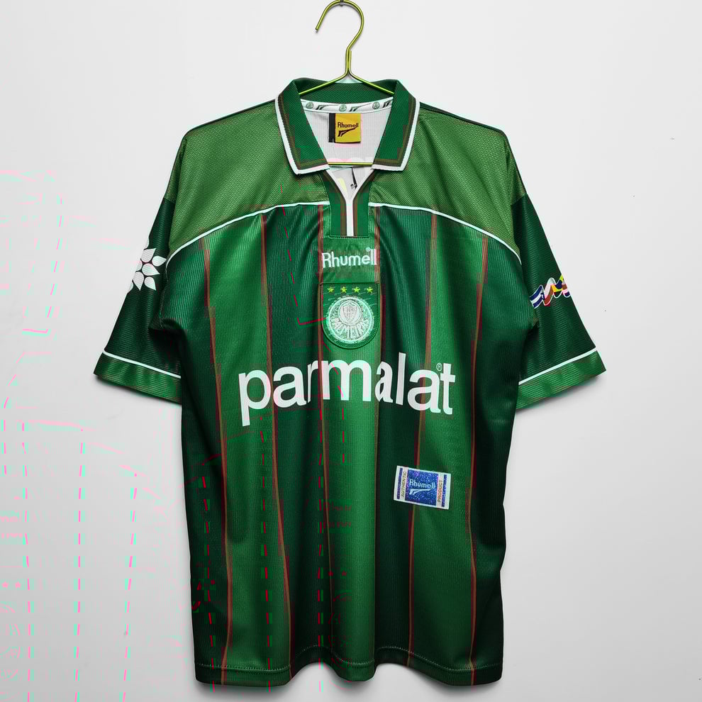 Palmeiras Copa Libertadores Champions Retro 1999 Men Jersey - Green