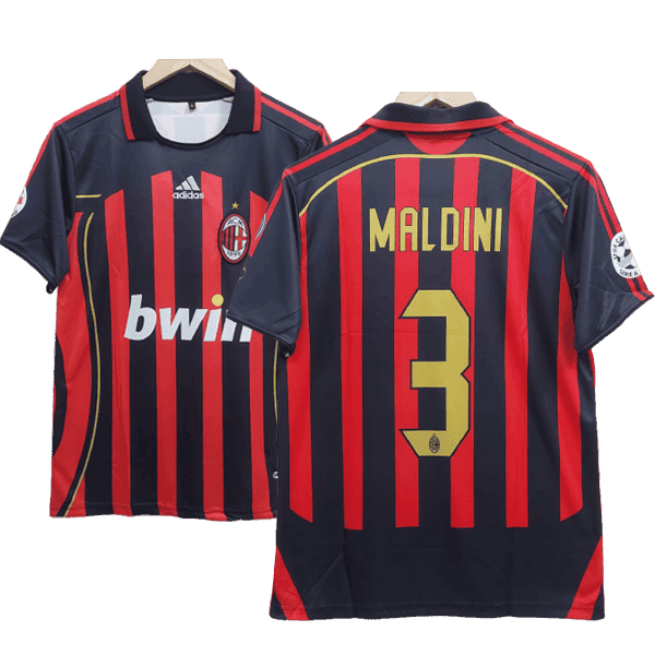 Paolo Maldini AC Milan 2006-07 Home Men Jersey - Red