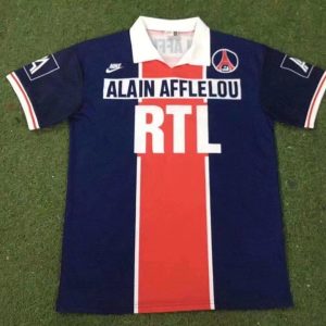 Paris Saint-Germain 1990/91 Home Retro Men Jersey - Navy