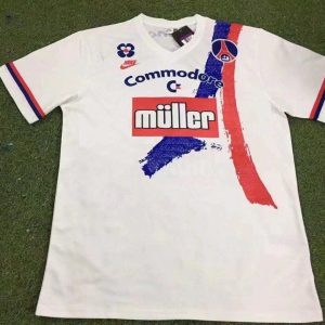 Paris Saint-Germain 1991/92 Away Retro Men Jersey - White