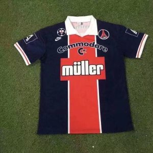 Paris Saint-Germain 1991/92 Home Retro Men Jersey - Navy