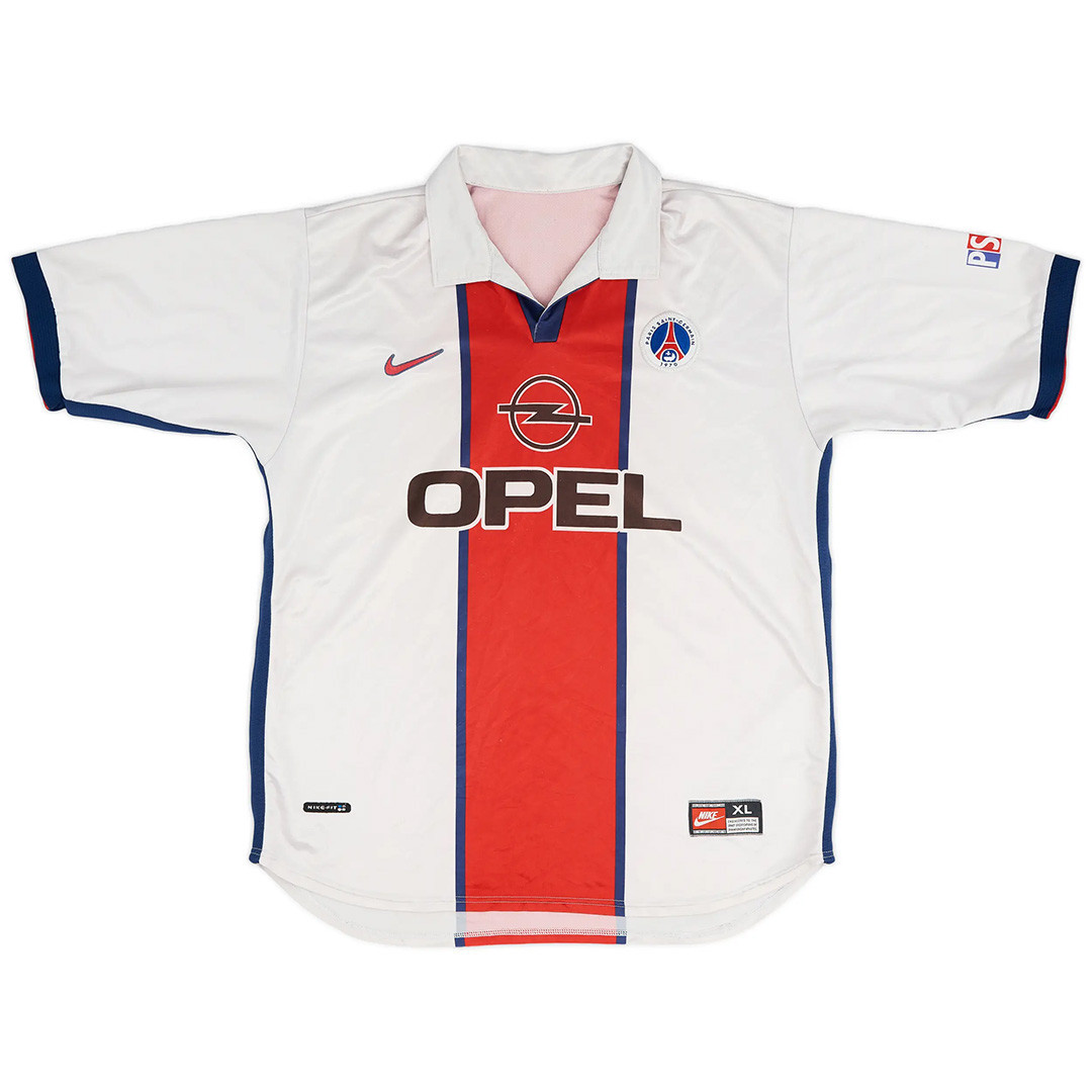 Paris Saint-Germain 1998/99 Away Retro Men Jersey - White