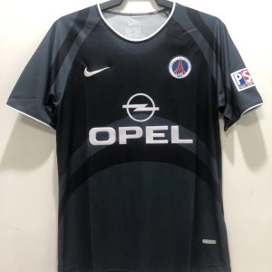 Paris Saint-Germain 2001 Third Retro Men Jersey - Black