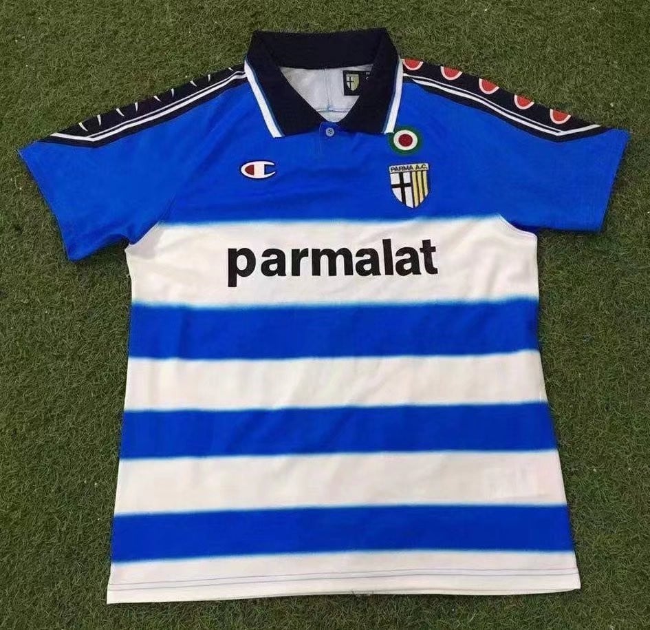 Parma Calcio 1913 1999/2000 Third Retro Men Jersey – Blue