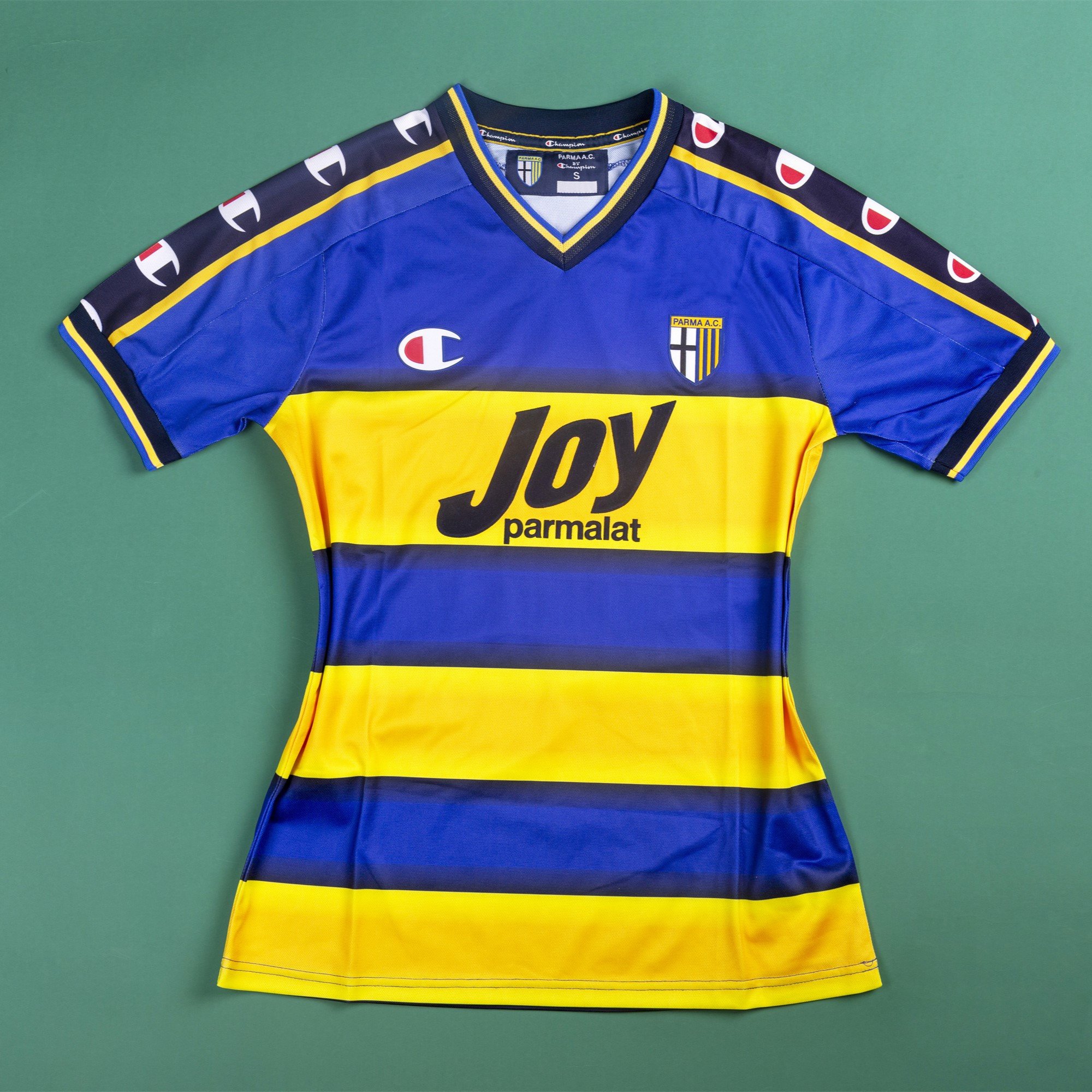 Parma Calcio 1913 2001/02 Home Retro Men Jersey - Yellow