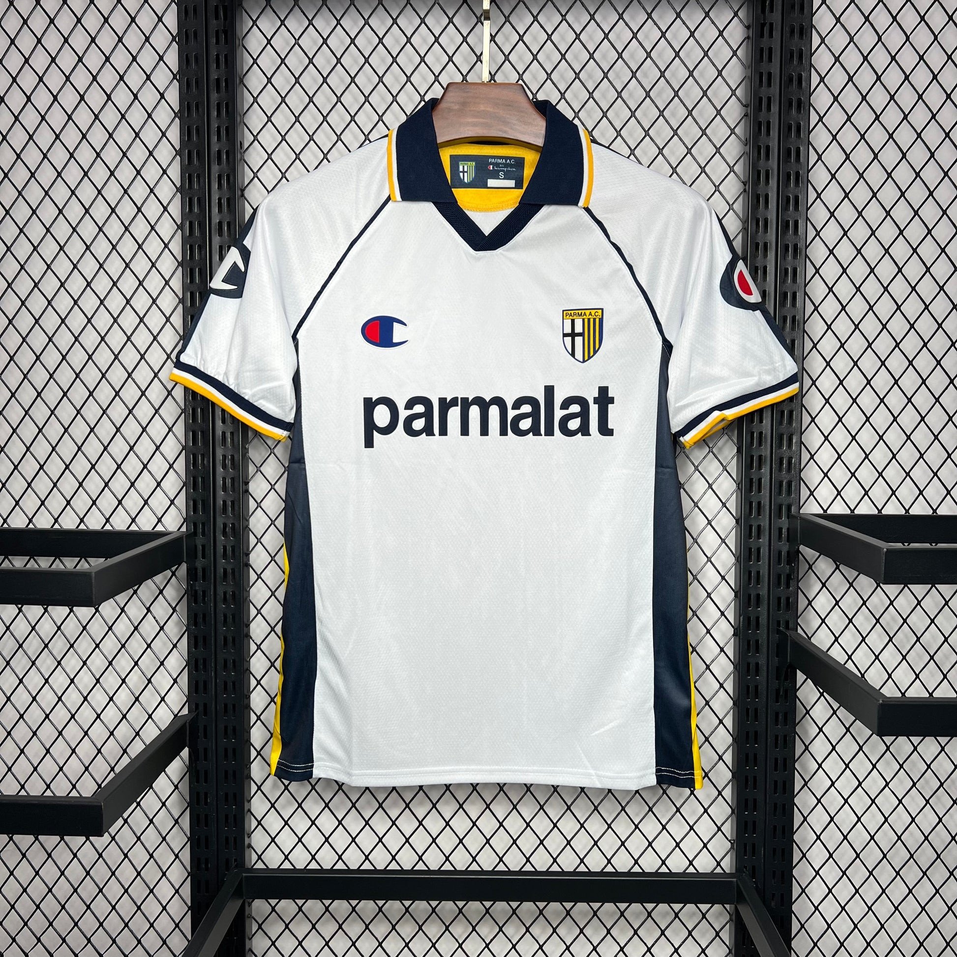 Parma Calcio 1913 2003/04 Home Retro Men Jersey - White