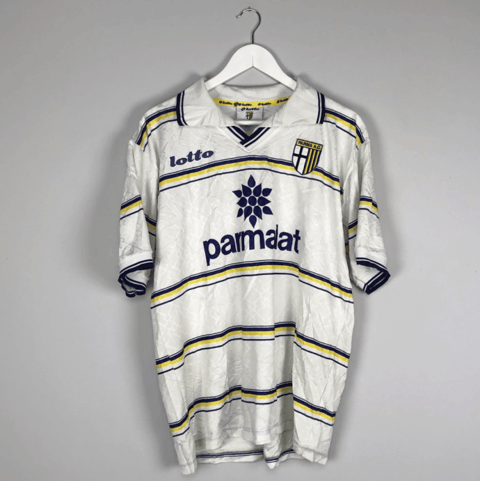 Parma Calcio 1998/99 Away Retro Men Jersey - White