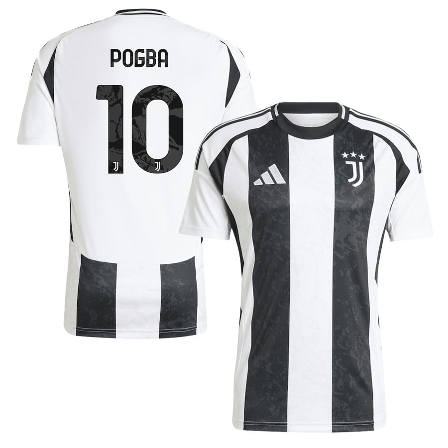 Paul Pogba 10 Juventus 2024/25 Home Men Jersey - White