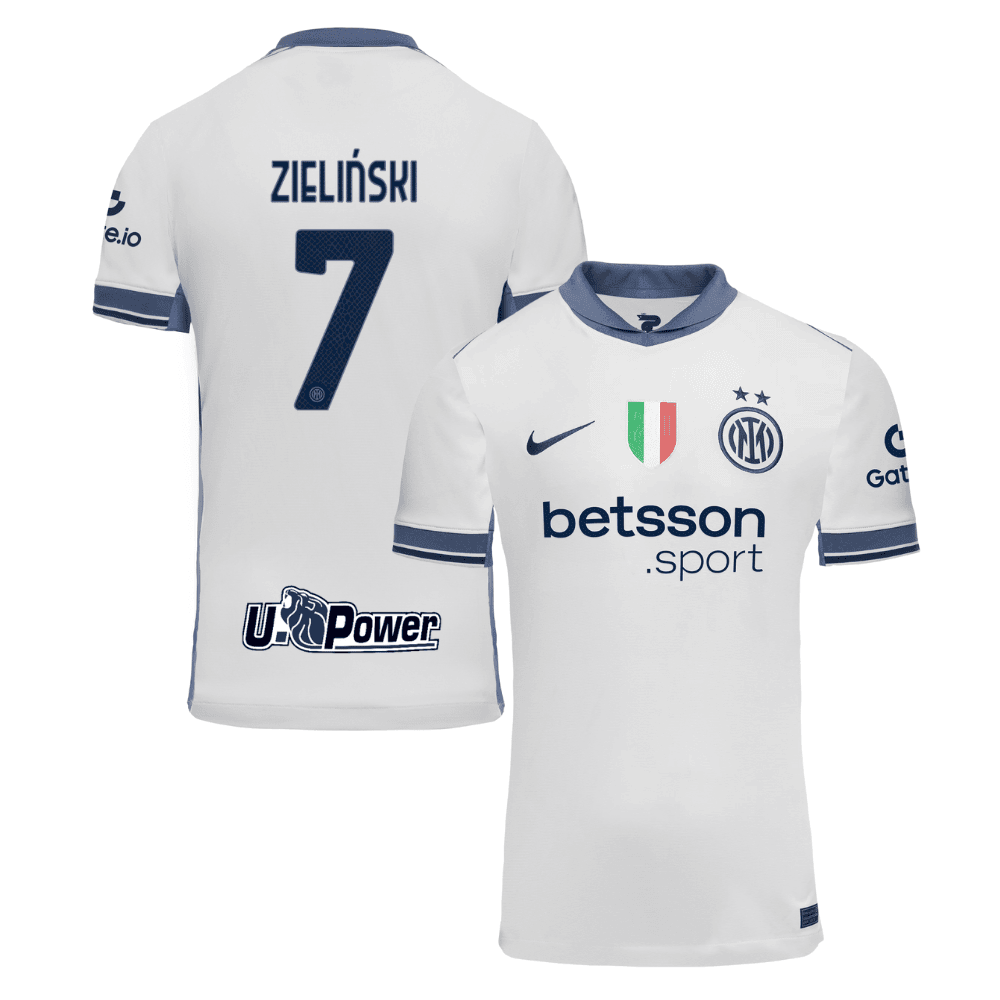 Piotr Zieliński 7 Inter Milan 2024/25 Away Men Jersey - White