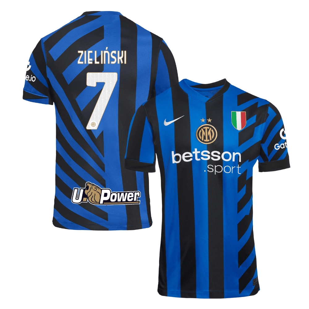 Piotr Zieliński 7 Inter Milan 2024/25 Home Men Jersey - Blue