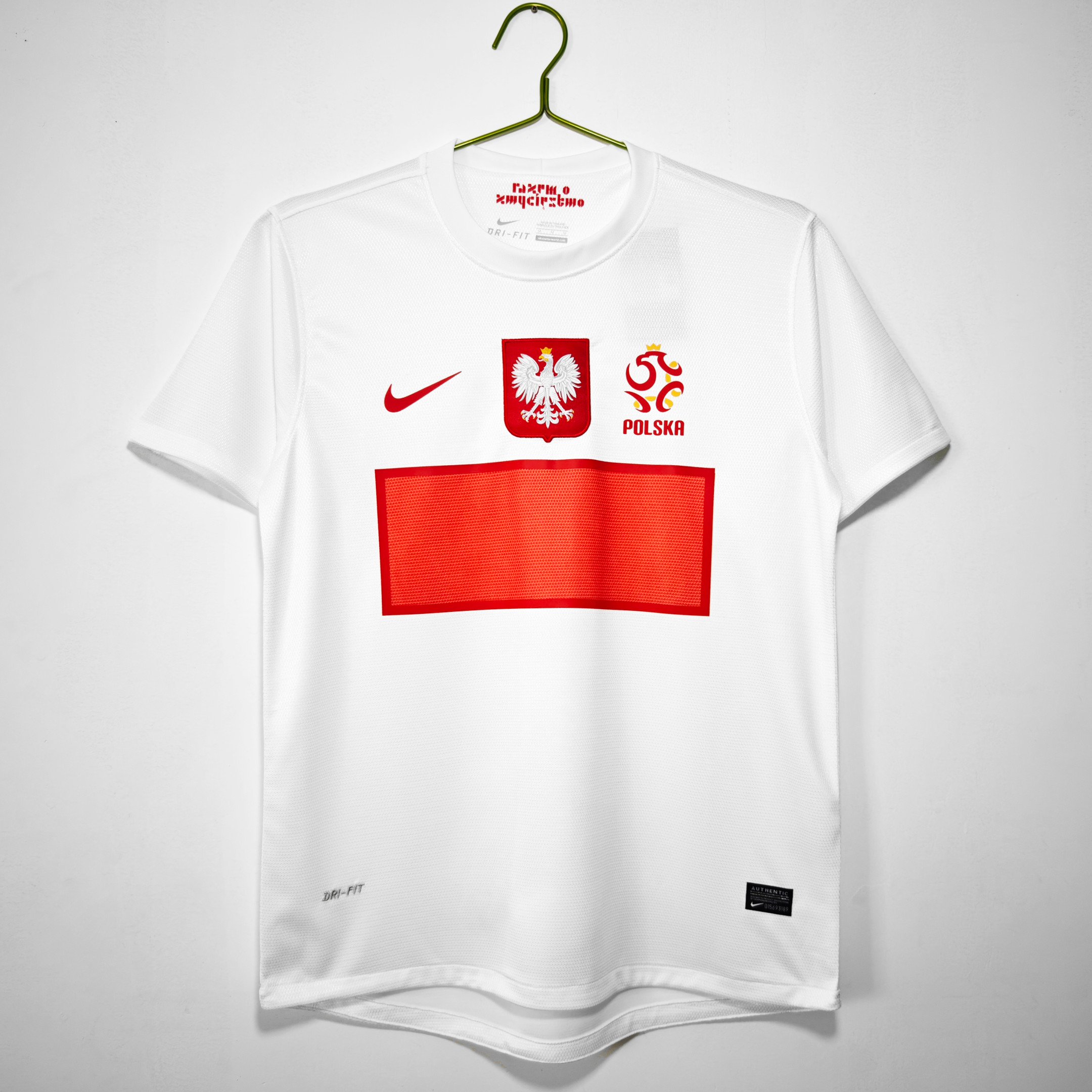 Poland 2012 Home Retro Men Jersey - White