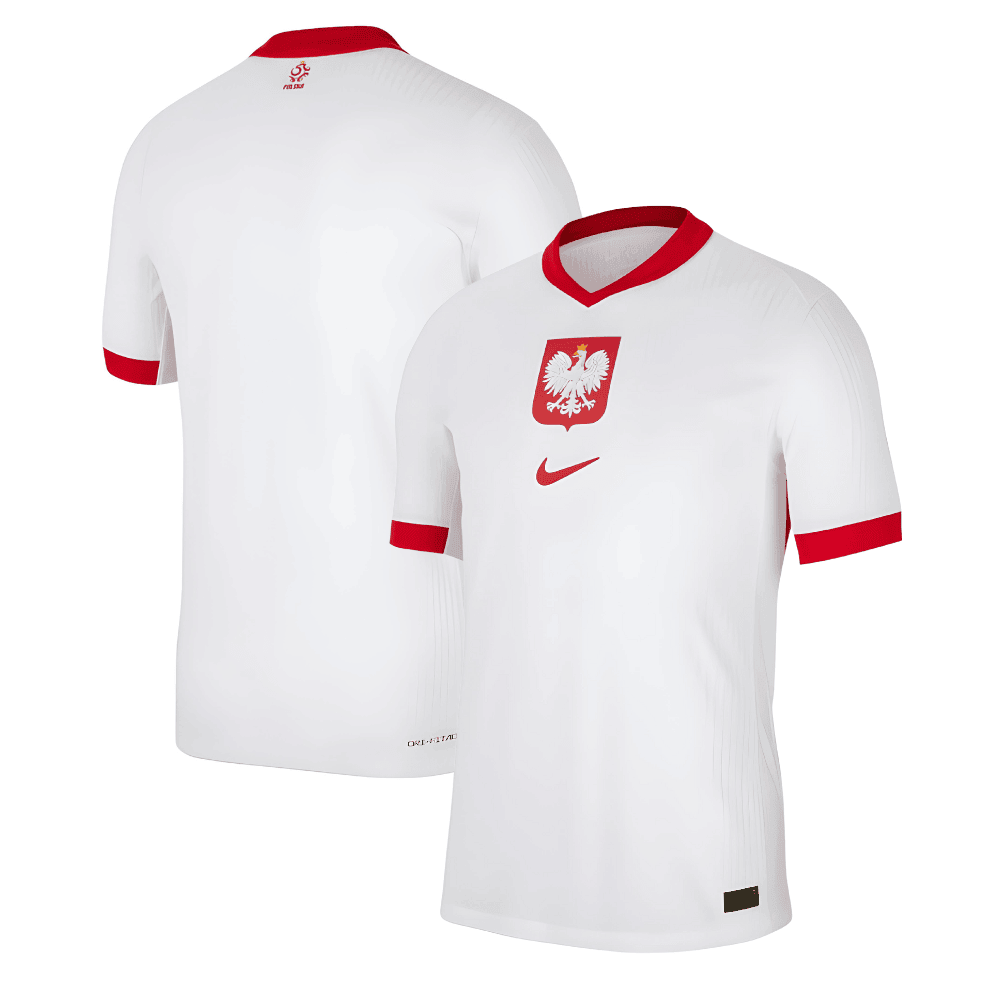 Poland National Team 2024 Home Stadium Men Jersey - White