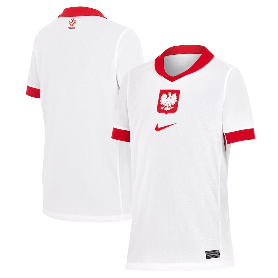 Poland National Team 2024 Home YOUTH Jersey - White