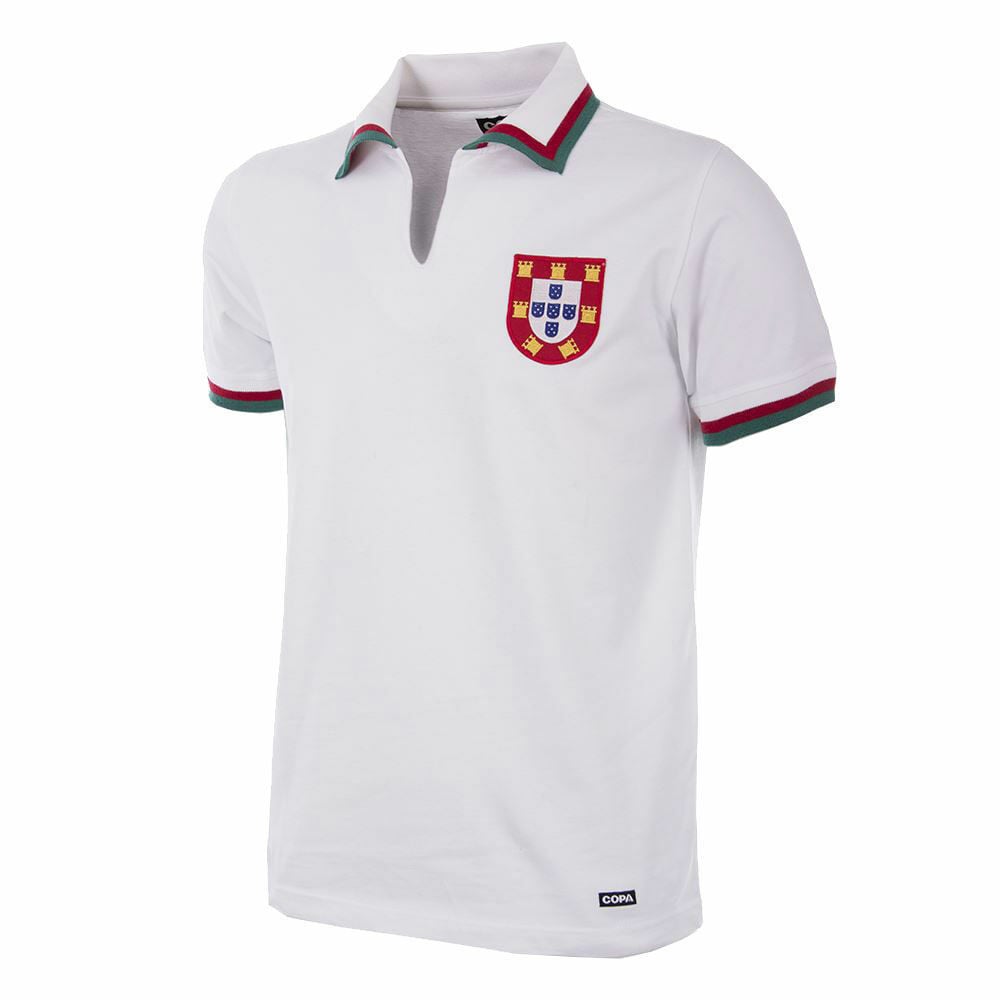 Portugal 1972 Away Retro Jersey - Men, White
