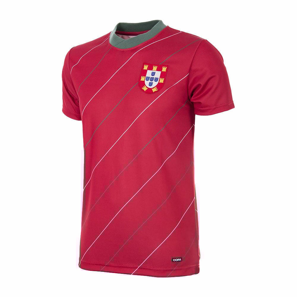 Portugal 1984-1985 Home Men Retro Jersey - Red