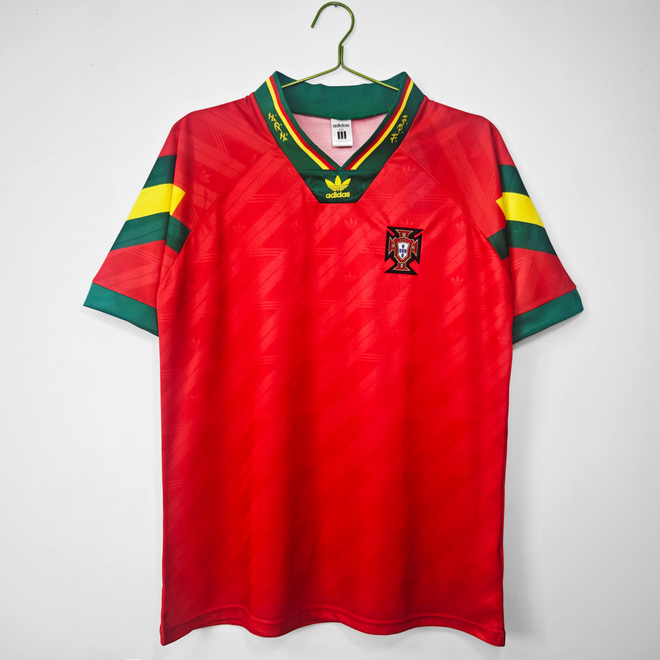Portugal 1992/94 Home Retro Men Jersey - Red