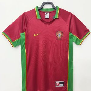 Portugal 1998 Home Retro Jersey - Men, Red