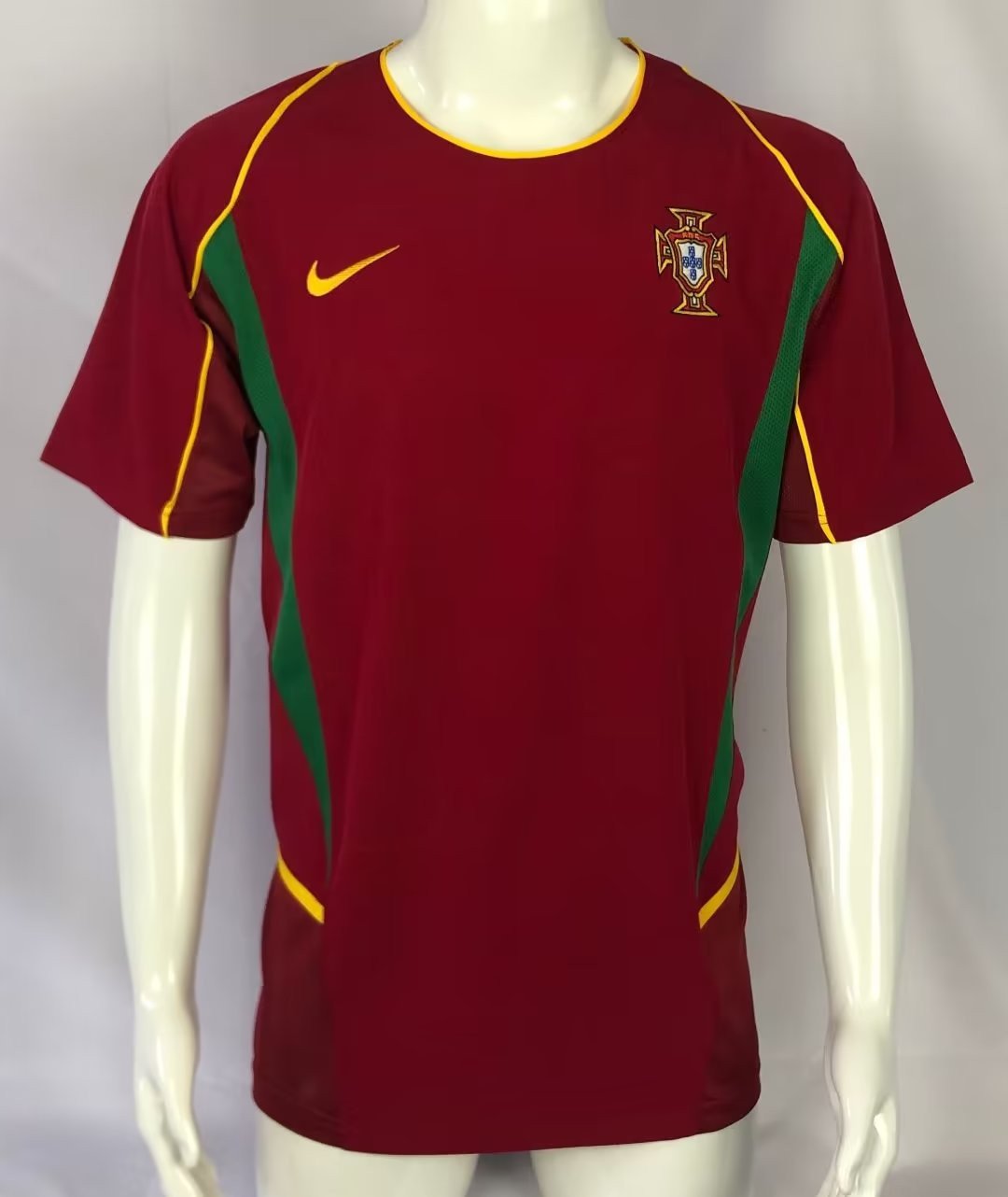 Portugal 2002 World Cup Home Retro Men Jersey – Red