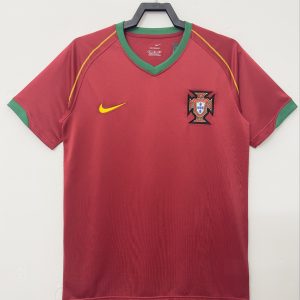 Portugal 2006 Home Retro Jersey - Men, Red