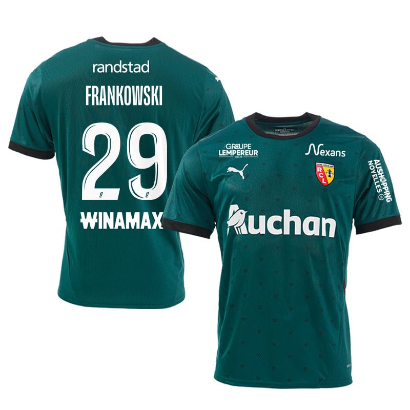 Przemysław Frankowski 29 RC Lens 2024/25 Away Men Jersey - Green