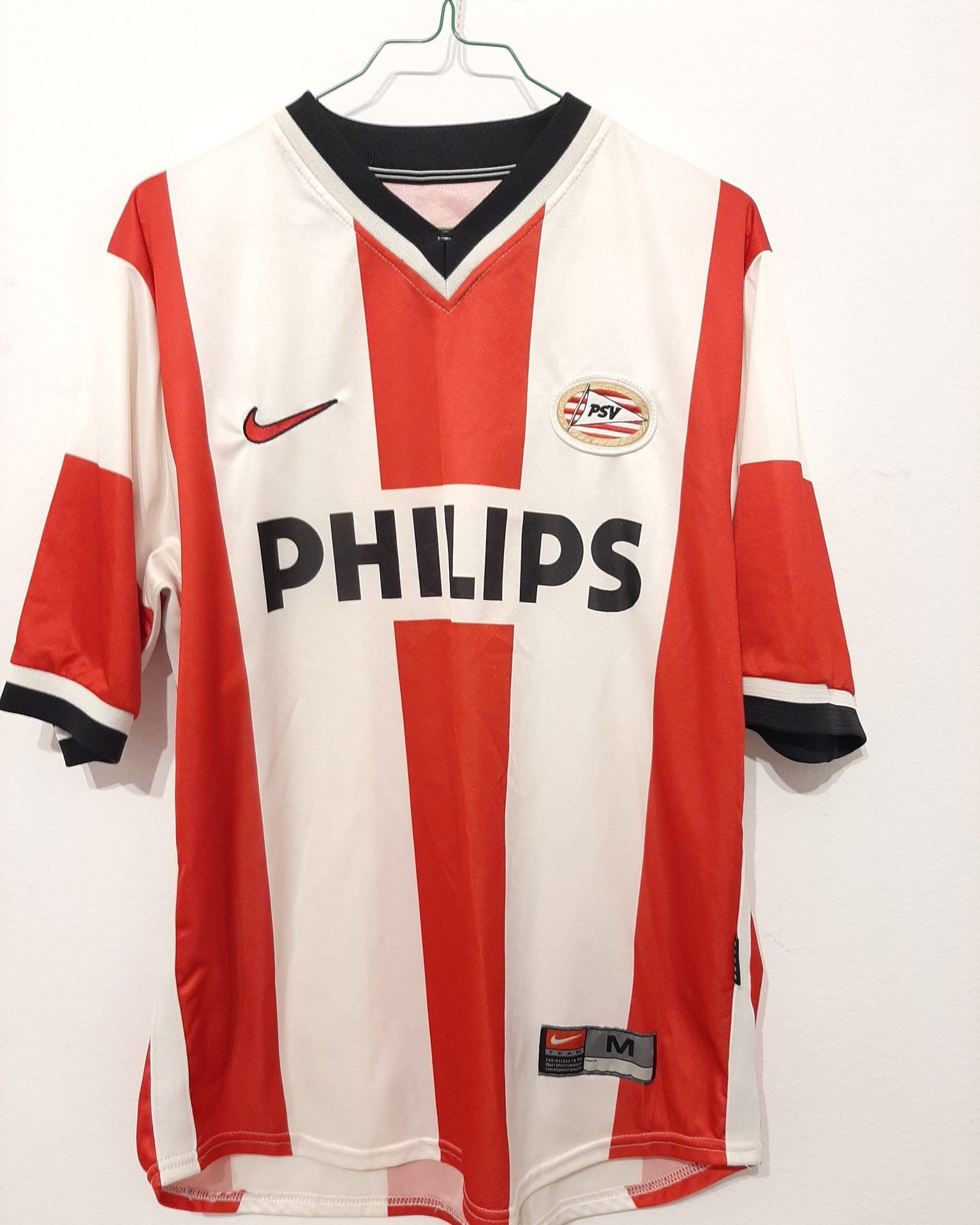 PSV Eindhoven 1998 Home Retro Men Jersey – White/Red
