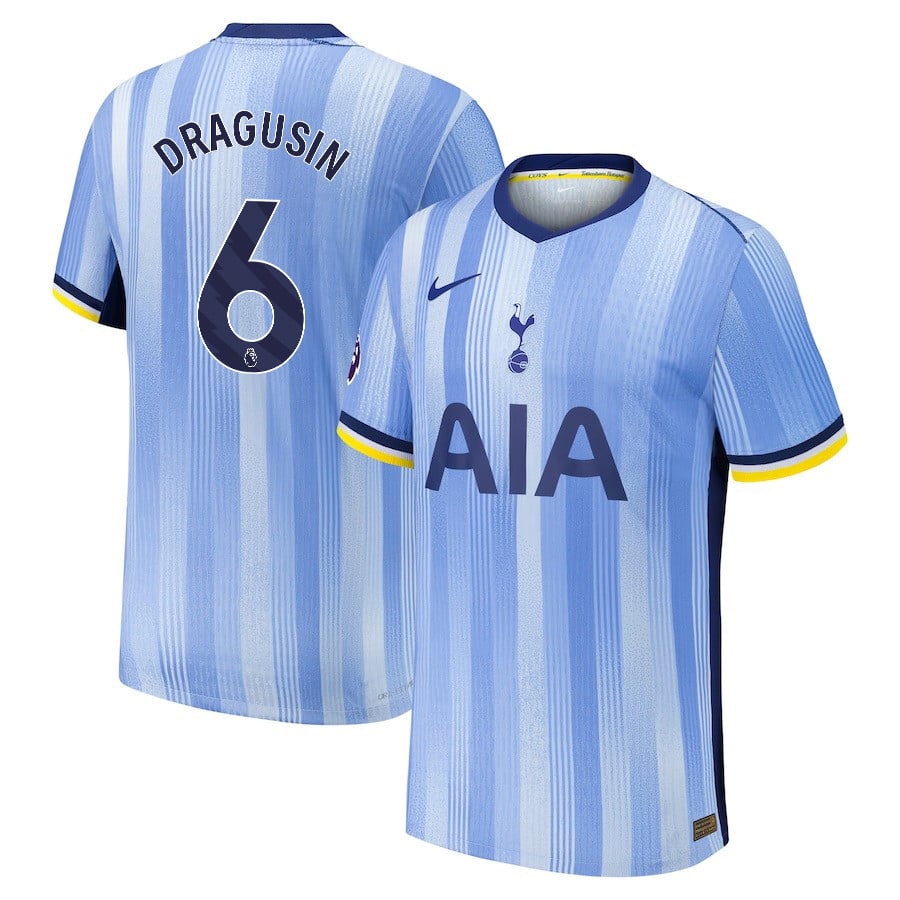 Radu Dragusin 6 Tottenham Hotspur 2024/25 Away Men Jersey - Blue