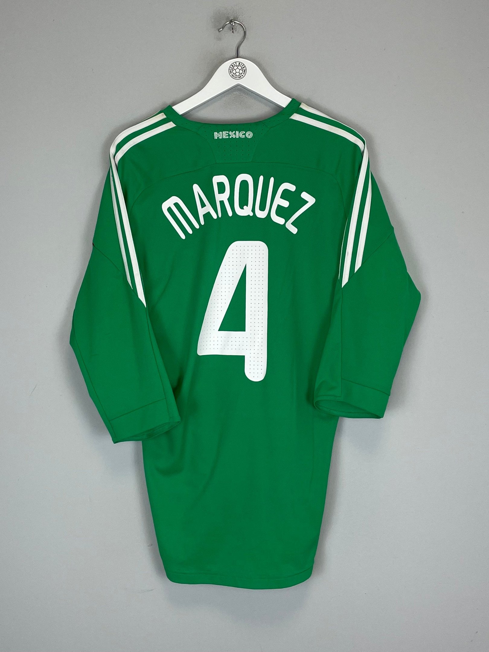 Rafael Márquez 4 Mexico National Team 2008/09 Home Men Retro Jersey – Green