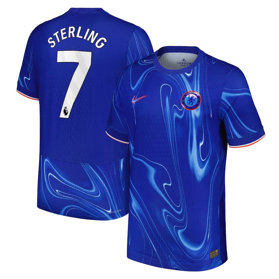 Raheem Sterling 7 Chelsea 2024/25 Home Men Jersey - Blue