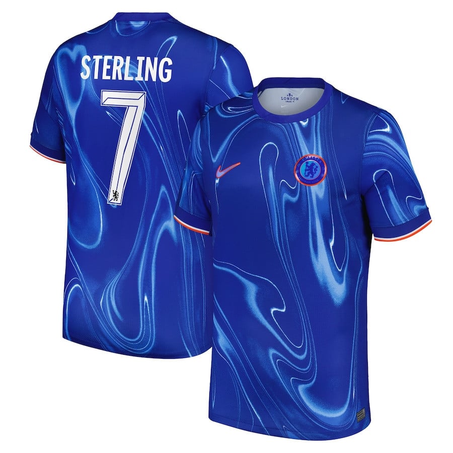 Raheem Sterling 7 Chelsea Cup 2024/25 Home Men Jersey - Blue