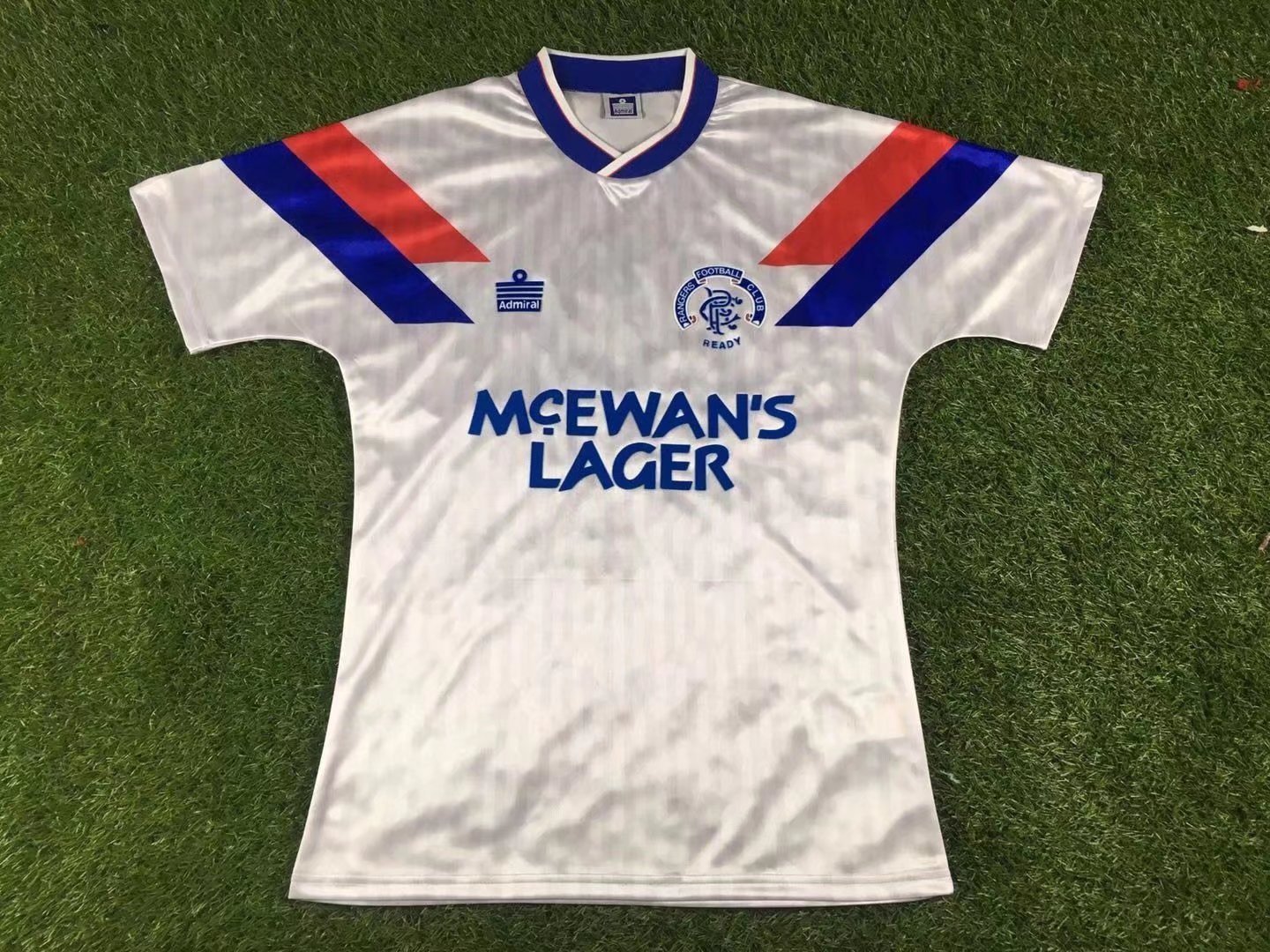 Rangers F.C. 1990/92 Away Retro Men Jersey – White