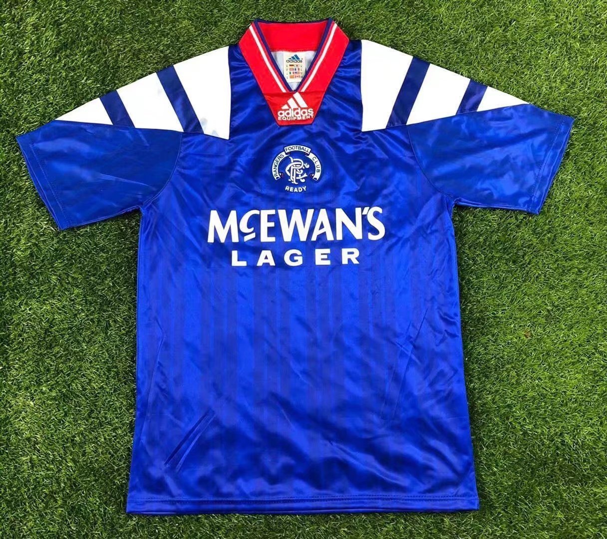 Rangers F.C. 1992/94 Home Retro Men Jersey – Blue