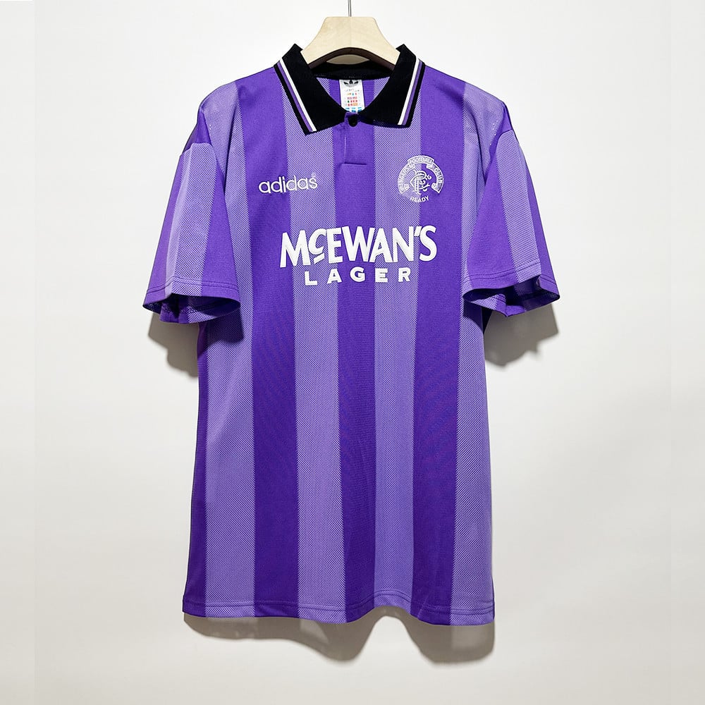 Rangers F.C 1994-95 Third Retro Jersey - Men Purple