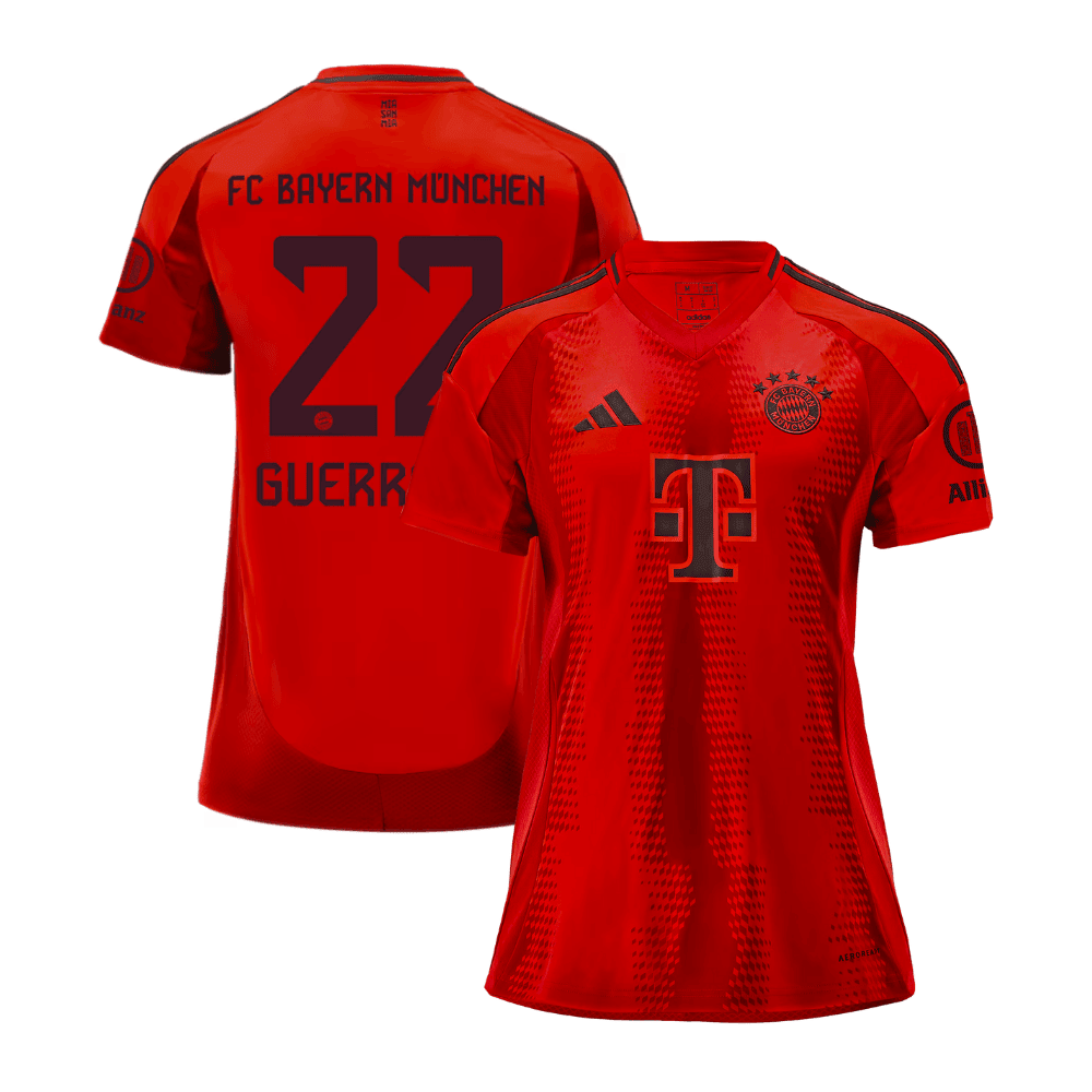 Raphaël Guerreiro 22 Bayern Munich 2024/25 Home Women Jersey - Red