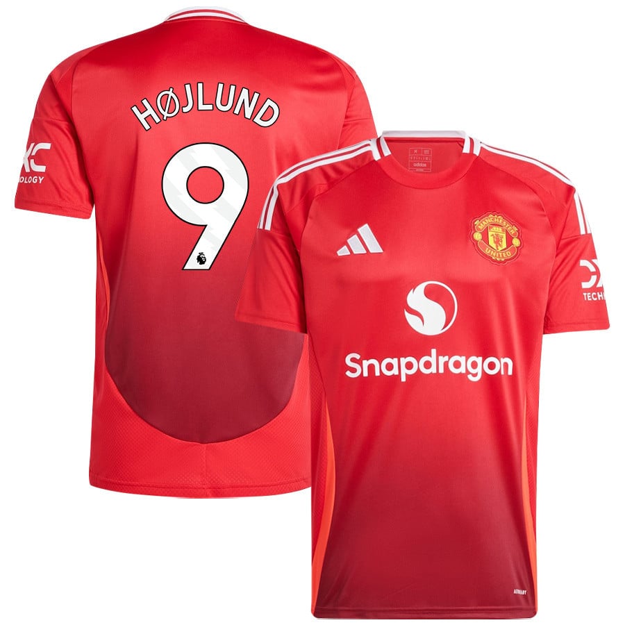Rasmus Højlund 9 Manchester United 2024/25 Home Jersey - Men, Red