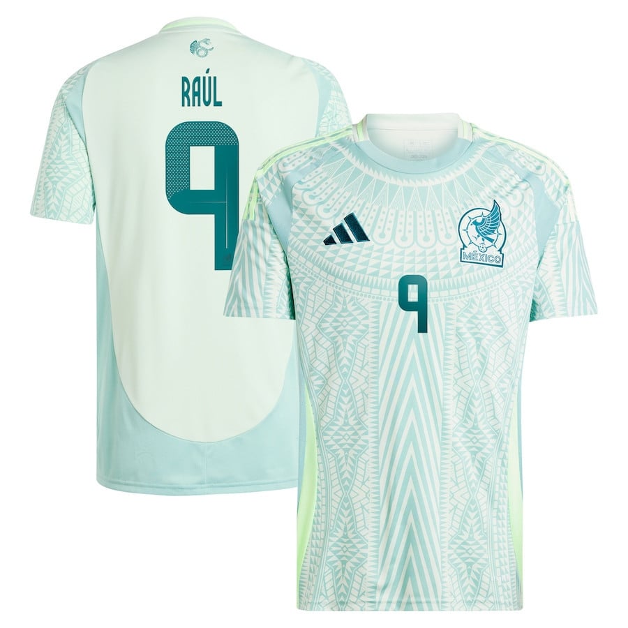 Raul Jimenez 9 Mexico National Team 2024 Away Men Jersey - Green