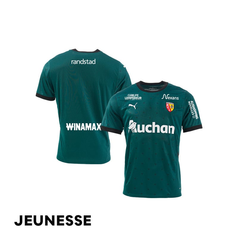 RC Lens 2024/25 Away YOUTH Jersey - Green