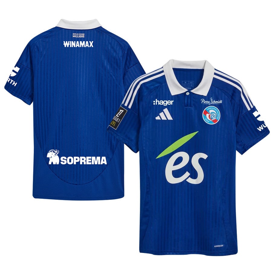RC Strasbourg Alsace 2024/25 Home Men Jersey - Blue