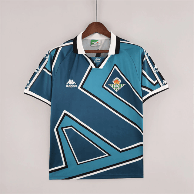 Real Betis 1996/97 Away Retro Men Jersey - Green