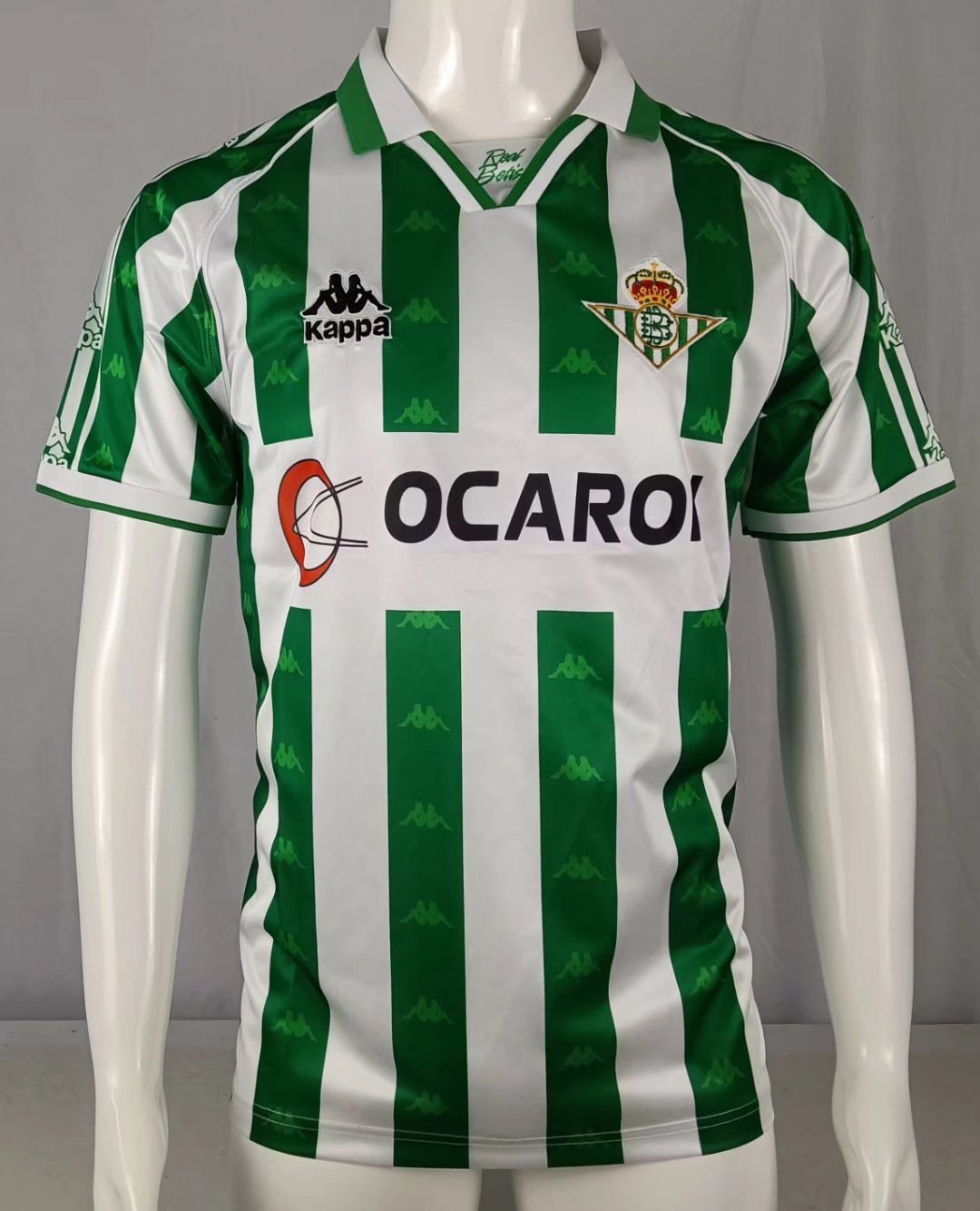 Real Betis Balompié 1995/96 Home Retro Men Jersey – White
