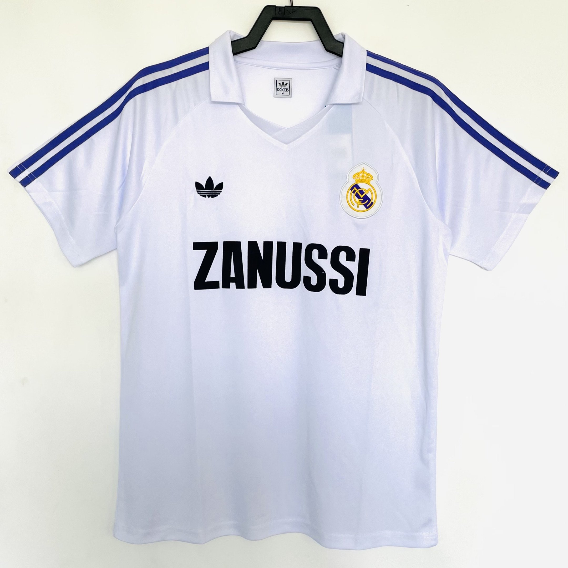 Real Madrid 1984/85 Home Retro Men Jersey - White