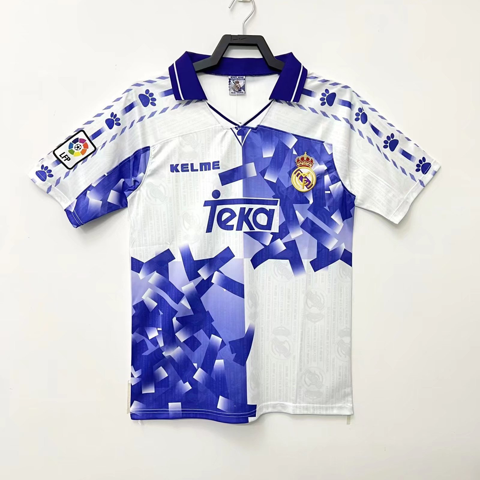 Real Madrid 1996/97 Third Retro Men Jersey - White