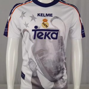 Real Madrid 1997/98 Champions League Retro Men Jersey - White