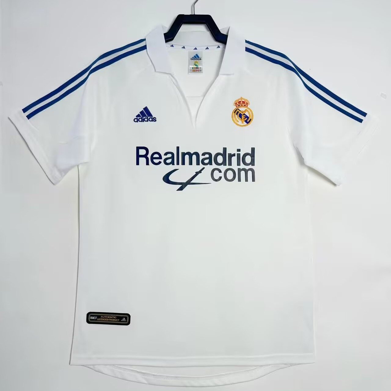 Real Madrid 2001/02 Home Retro Men Jersey - White