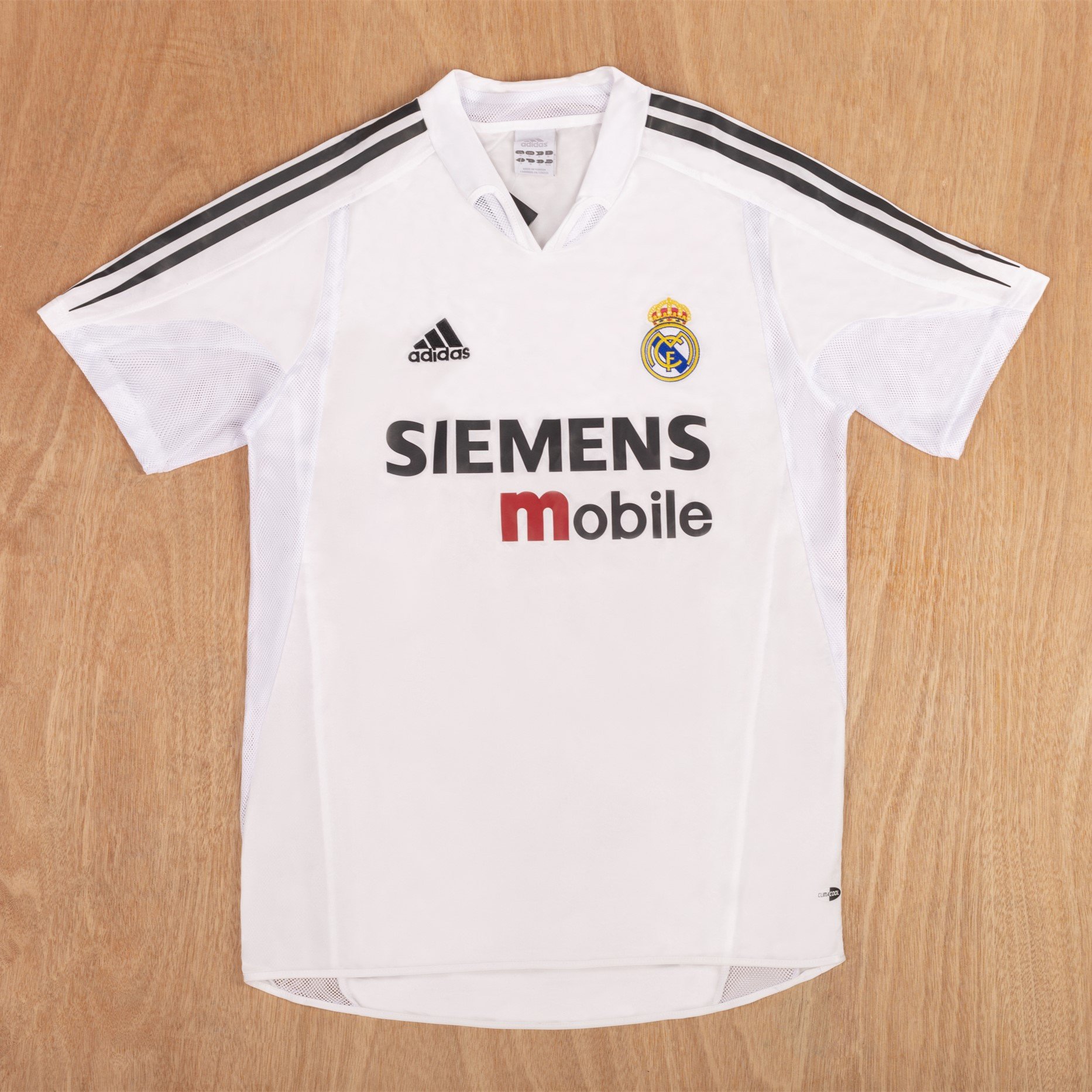 Real Madrid 2004/05 Home Retro Men Jersey - White