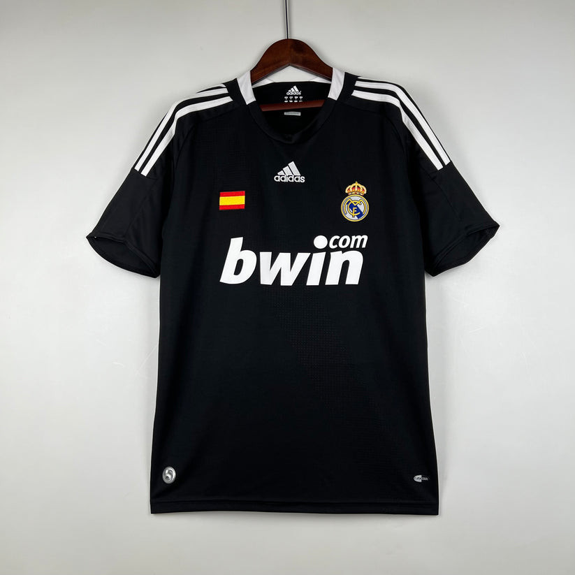 Real Madrid 2008/09 Away Retro Men Jersey - Black