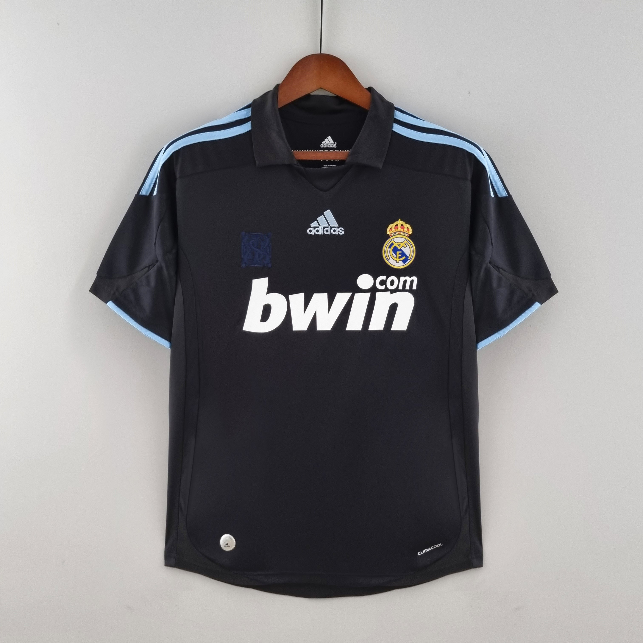 Real Madrid 2009/10 Away Retro Men Jersey - Black