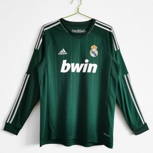 Real Madrid 2012/13 Third Retro Long Sleeve Men Jersey - Green